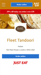 Mobile Screenshot of fleet-tandoori.co.uk